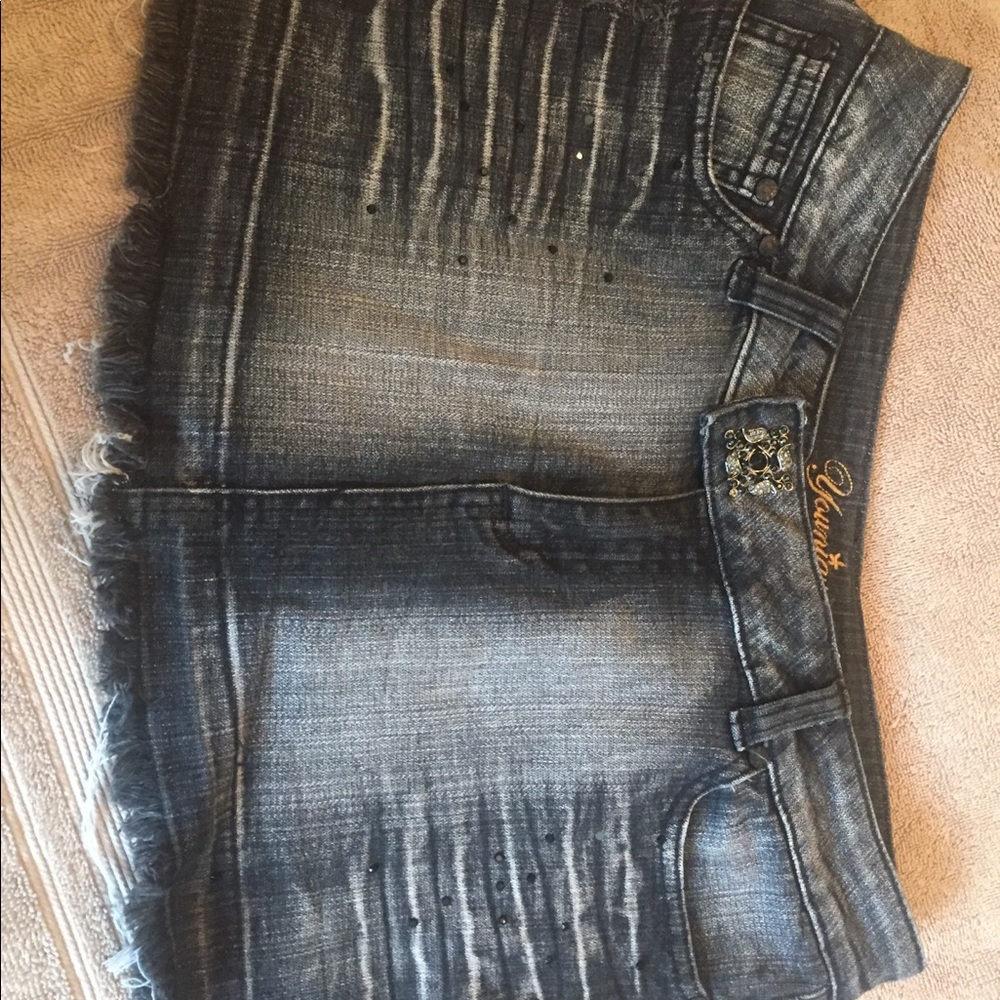 Younique Mini Skirt with square Button
